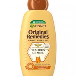 Garnier - Champú Pelo Dañado Tesoros De Miel Original Remedies