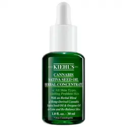 Kiehl's Cannabis Sativa Seed Oil Herbal Concentrate Sérum Facial, 30 ml