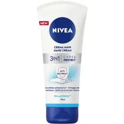 Nivea 3in1 Care & Protect Anti-Bacterial 100 ml Crema de Manos