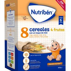 Nutribén® - Papilla 8 Cereales Y Miel 4 Frutas