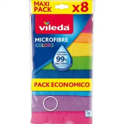 VILEDA Microfibra Colors 8 und Bayetas Microfibras