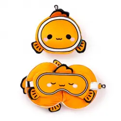 Almohada de Viaje con Antifaz  Relaxeazzz