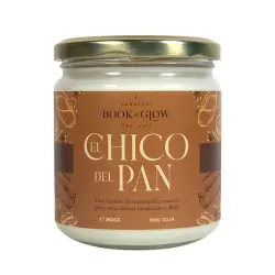 Book and Glow - *Mundos Extraordinarios* - Vela de soja - El chico del pan