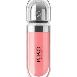 Brillo De Labios Emoliente Efecto 3D Hydra Lipgloss Kiko Milano 07 Pink Magnolia