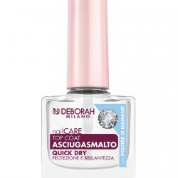 Deborah Milano - Top Coat Secado Rápido De Uñas Con Polvo De Diamante