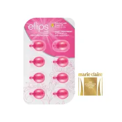 Ellips - Ampollas de vitamina para cabello con aceite de argán - Cabello dañado
