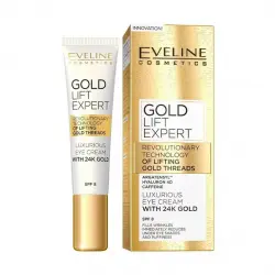 Eveline Cosmetics - Crema para contorno de ojos y párpados Gold Lift Expert