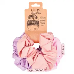 Glov - Pack de 3 coleteros scrunchie - Cotton