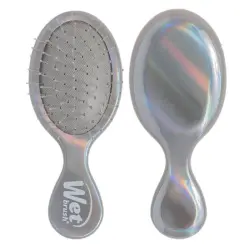 Holographic Mini Detangler Chrome - Wet Brush