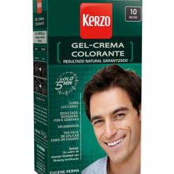 KERZO - Crema Coloración Sin Amoníaco Número 10 Negro