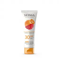 Mossa - Protector solar natural certificado para rostro SPF 30 365 Day Defence