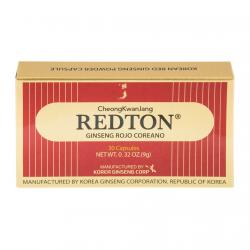 Redton - 30 Cápsulas Ginseng Rojo Coreano