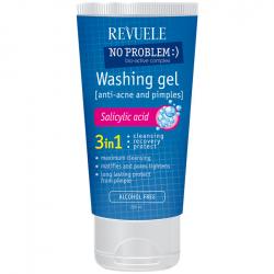 Revuele - Gel Limpiador 3 en 1 Ácido Salicílico No Problem