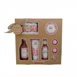 Set de Baño 8 Piezas Flor de Cerezo 420 ml