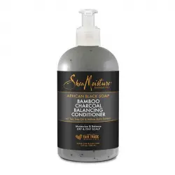 Shea Moisture - Acondicionador equilibrante - jabón negro africano y carbón de bambú