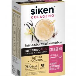 Siken® - 6 Sobres Sustitutivo Colágeno Batido Vainilla Siken