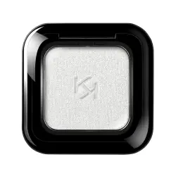 Sombra De Ojos De Larga Duración High Pigment Eyeshadow Kiko Milano 38 Metallic Light Silver