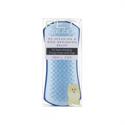 Tangle Teezer - Cepillo desenredante para mascotas De-shedding - Small Blue