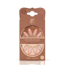 Uñas Postizas Neon Sunset  Sosu
