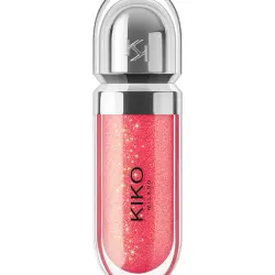 Brillo De Labios Emoliente Efecto 3D Hydra Lipgloss Kiko Milano 11 Golden Red