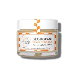 Clémence & Vivien - Desodorante natural en crema Piel sensible - Vainilla