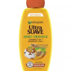 Garnier - Champú 2 En 1 Para Niños Ultra Suave Albaricoque