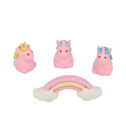 Gomas De Borrar unicornio 4 u