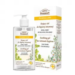 Green Pharmacy - Gel de higiene íntima calmante Pharma Care - Corteza de roble y camomila