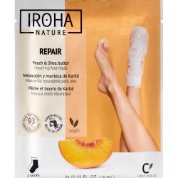 Iroha Nature - Calcetines Reparadores Melocotón Y Manteca De Karité