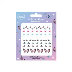 Le Mini Macaron - Mini Nail Stickers Butterfly Dreams Uñas postizas y diseños de uñas 7 g 7 gr