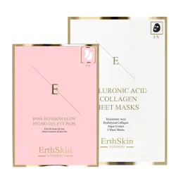 Mascarilla y set de ojos Hydra + Rose Set de tratamiento facial
