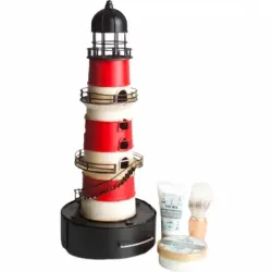 Pokhara Estuche Pokhara Faro Rojo y Blanco Metal XMAS22, 200 ml