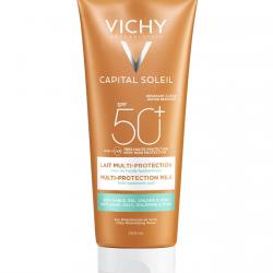 Vichy - Leche Protectora Solar Capital Soleil Multi Protection Milk Spf 50 200 Ml