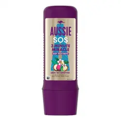 AUSSIE SOS 3 Minute Miracle Save My Lengths! 225 ml Tratamiento Intensivo para Cabello Rubio