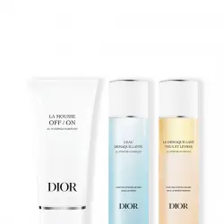 Dior - Cofre de tratamiento - Espuma limpiadora, agua micelar y desmaquillante de ojos y labios.