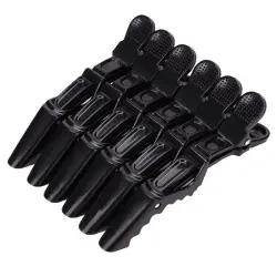 UNIQ - Pinzas Para El Pelo De Peluquería De Cocodrilo Pinzas y horquillas 6 pieces unisex