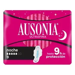 Ausonia Air Dry Alas Noche Und. Compresas