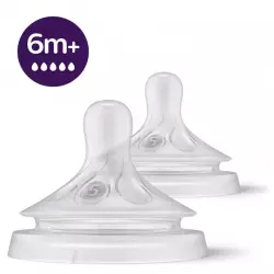 Avent Tetina Natural Response Flujo Ultrarápido 6M+