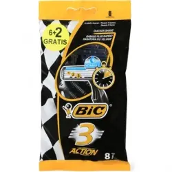 Bic Maquinilla 3 Action 8 UN 8.0 pieces