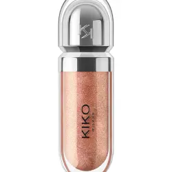 Brillo De Labios Emoliente Efecto 3D Hydra Lipgloss Kiko Milano 18 Golden Sparkle