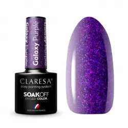 Claresa - Esmalte semipermanente Soak off - Galaxy Purple