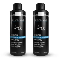 Dr. Eve_Ryouth - Dúo de cuidado de queratina Champús 600 ml female