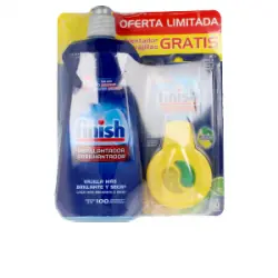 Finish abrillantador lavavajillas 500 ml + ambientador lavavajillas 2 u