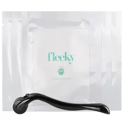 Fleeky - Mascarilla de Colágeno Facial con dermaroller de 540 agujas Mascarillas de celulosa 5 pieces unisex