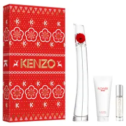 Set Flower By Kenzo Eau de Parfum 100 ml + Travel Spray 10 ml + Body Milk 75 ml