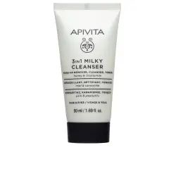 3 EN 1 LECHE LIMPIADORA rostro y ojos - Limpiador facial y desmaquillante 50 ml