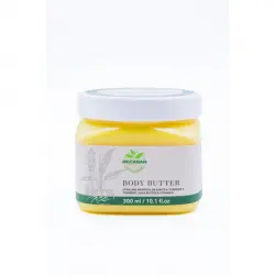 Body Butter Hidratante con Cúrcuma, Manteca de Karité y Vitamina E 300 ml
