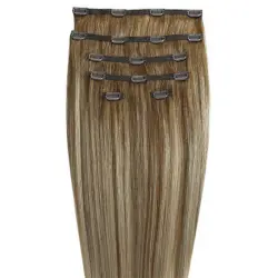 Gold24 - Extensiones Con Clip Gold24 #4 Marrón - 60 Cm Extensiones de cabello 1 pieces Marrón unisex