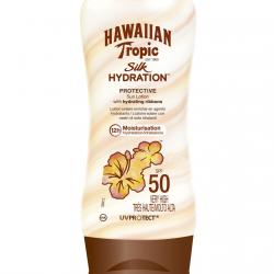 Hawaiian Tropic - Loción Solar Protectora Silk Hydration SPF 50