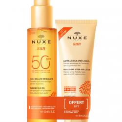 Nuxe - Aceite Bronceador Para Rostro Y Cuerpo Alta Protección SPF50 Sun